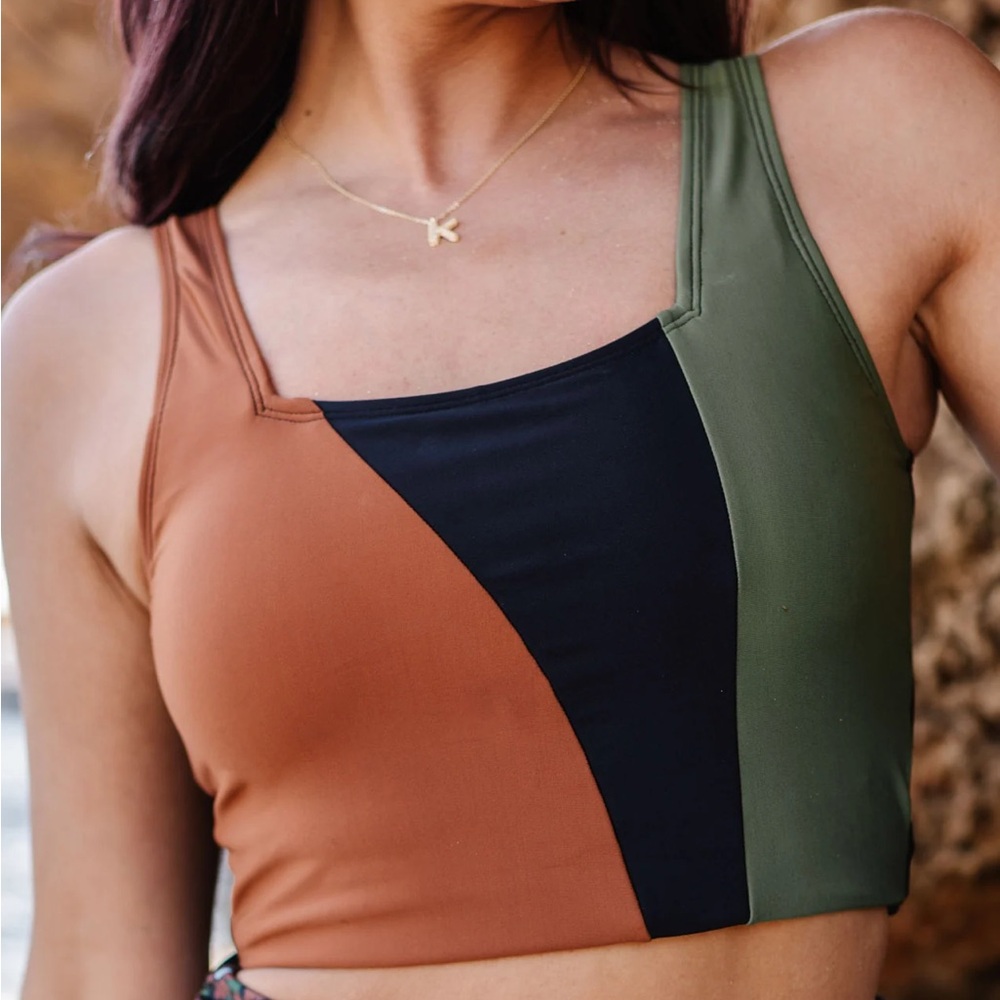 NWT Livy&Kate colorblock Tankini top